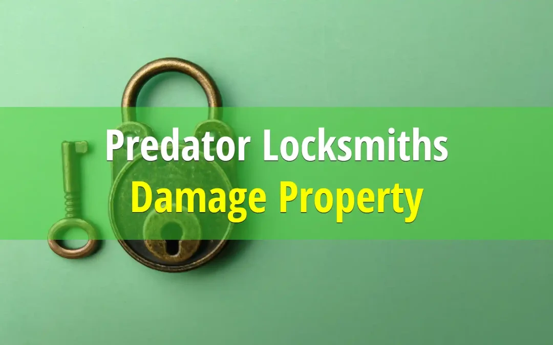 Locksmith Damages Property, Overcharges and Then Ignores Customer!